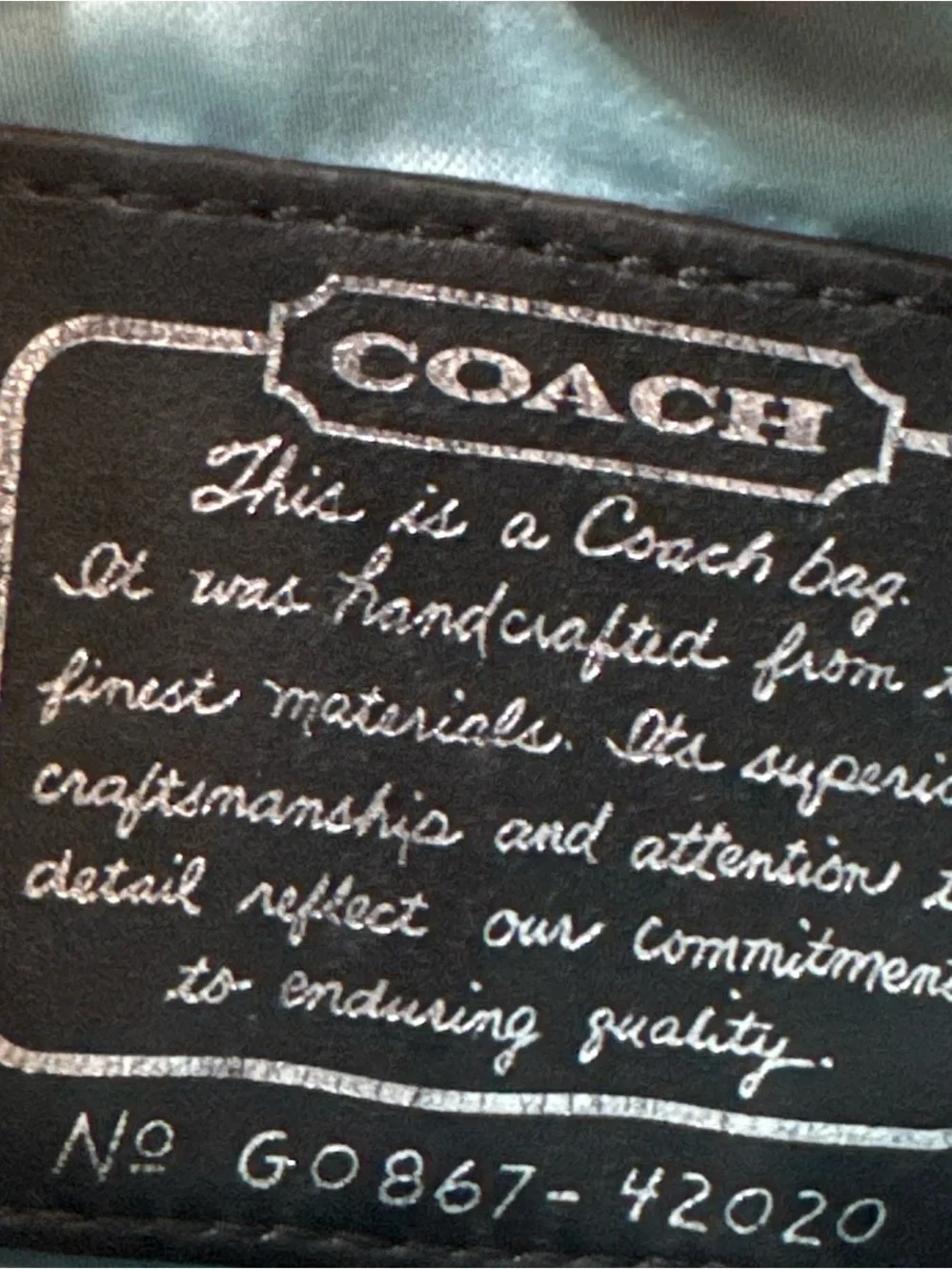 Coach Black Signature Crossbody Messenger Bag